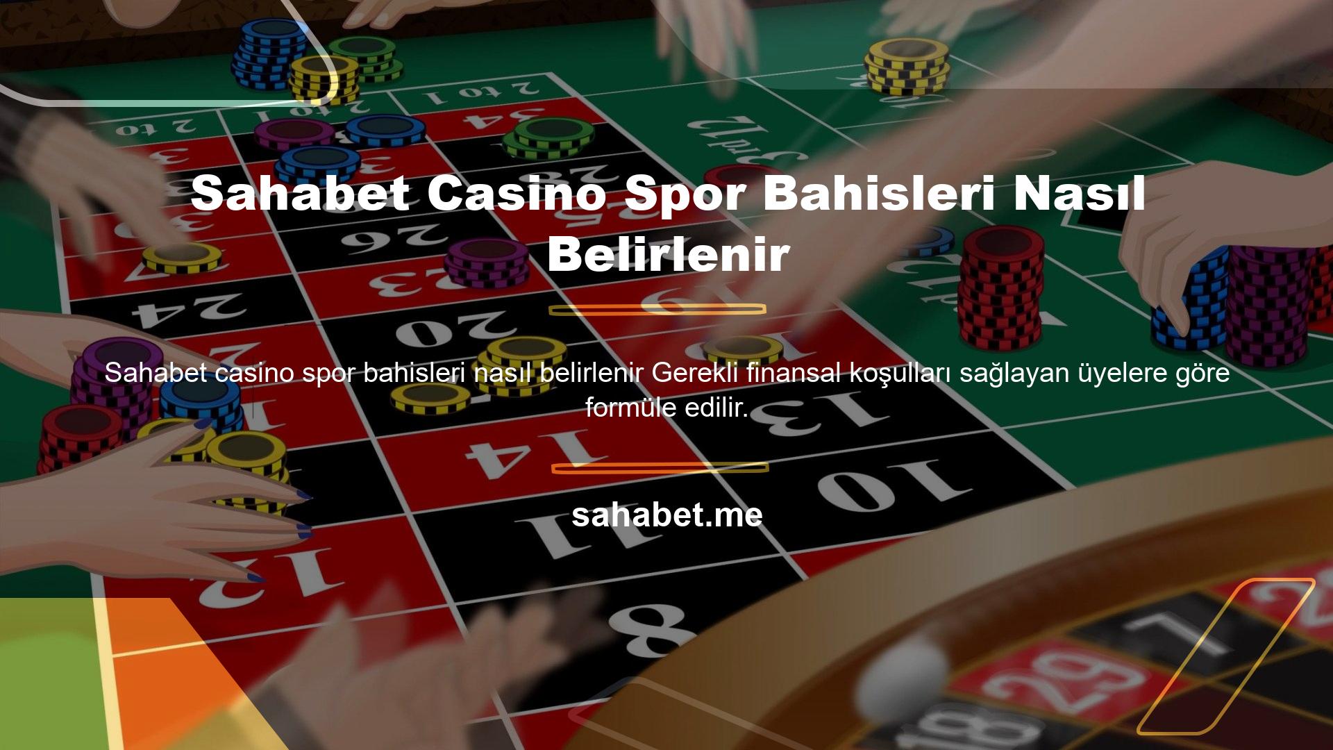 Spor bahisleri, canlı bahisler ve casino oyunları için oranlar nasıl belirlenir Sahabet Casino, bu konulara ve her şeyden önce kullanıcı memnuniyetini sağlamaya büyük özen gösteren en iyi bahis bürolarından biridir